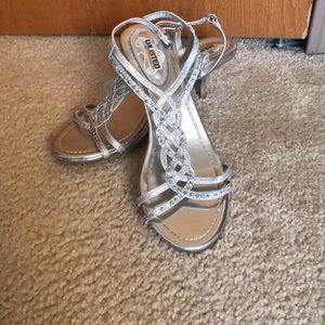Silver heels